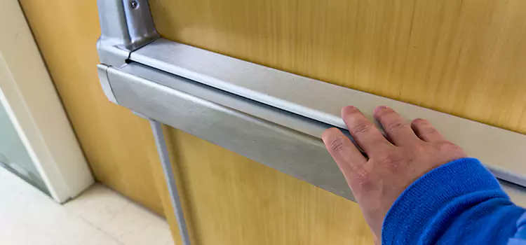 Installing a Push Bar on a Door Fort Smith
